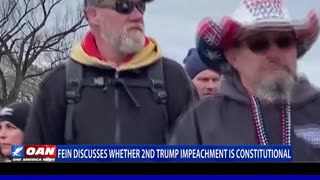 Fein discusses whether second Trump impeachment is constitutional