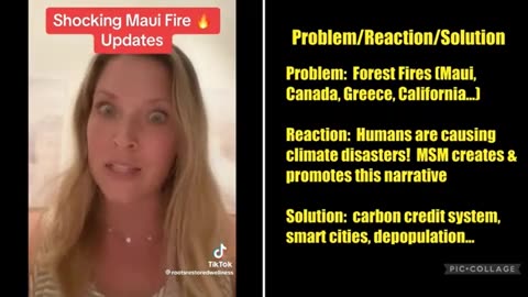 The intent behind the Maui "Fires" (DEWs)....