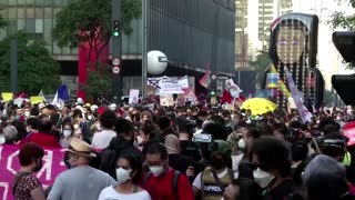 Brazilians demand Bolsonaro's ouster in protest