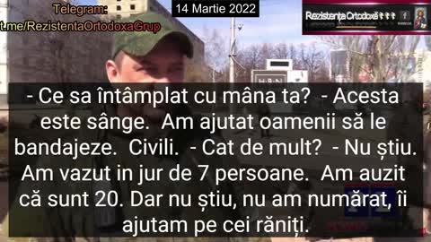 Atacul intentionat asupra civiliilor din centrul Donetsk-ului.