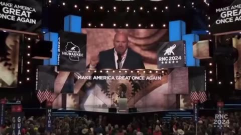 speaking at the RNC gives a full five minute speech