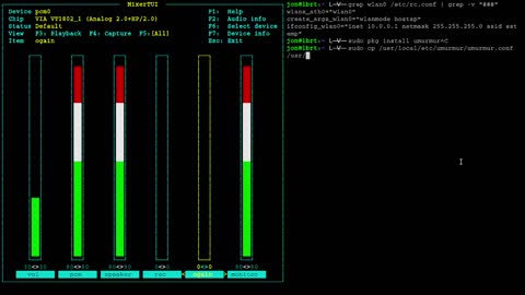 How to use a smart phone as a mic input on your laptop using FreeBSD