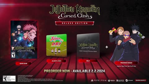 Jujutsu Kaisen Cursed Clash - Official Jujusta 2024 Trailer