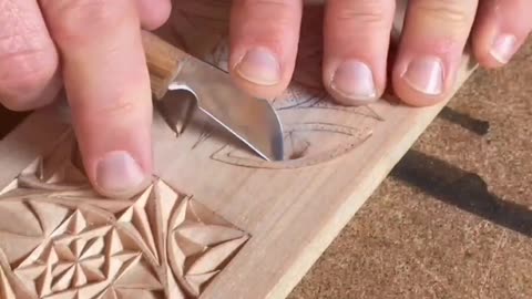 AmazingChina Freehand Wood Carving Chip Carving