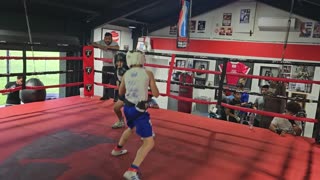 Joey sparring in Freeport 1. 8/1/23