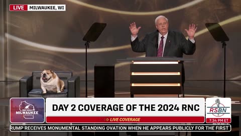 WATCH: Gov. Jim Justice Speaks at 2024 RNC in Milwaukee, WI - 7/16/2024