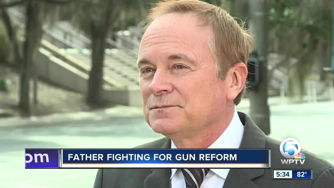 Dad of mass shooting victim working for gun reform in Florida