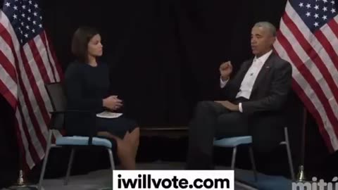 Obama saying everyone on the PLANET should vote