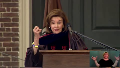 Speaker Pelosi delivers the Commencement speech at Brown University