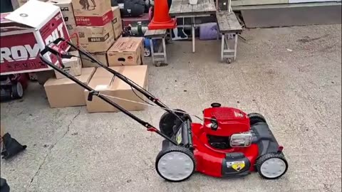 Yeongjin Bolt Tool Troy-Bilt Lawn Mower Operation Video