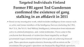 Targeted Individuals report by Greg Reese