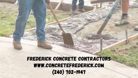 Frederick Concrete Contractors | (240) 702-1947
