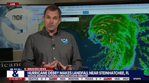 Hurricane Debby strikes Florida with life-threatening storm surge | LiveNOW from FOX