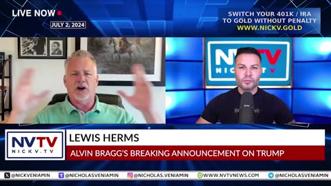 Lewis Herms Discusses Alvin Bragg's Breaking Announcement On Trump with Nicholas Veniamin