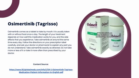 Osimertinib (Tagrisso) side effects | Tagrisso Osimertinib Price