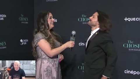 Shahar Isaac in Mexico City -the premiere of Chosen Season Four-interview with him speaking spanish