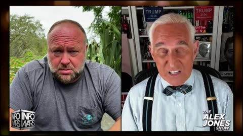 ALEX JONES AND ROGER STONE REACT TO ASSASSINATION ATTEMPT ON PRESIDENT TRUMP