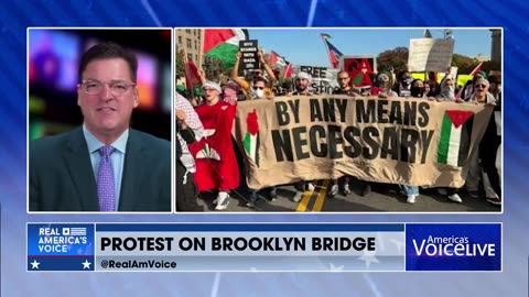 PROTEST ON BROOKLYN BRIDGE