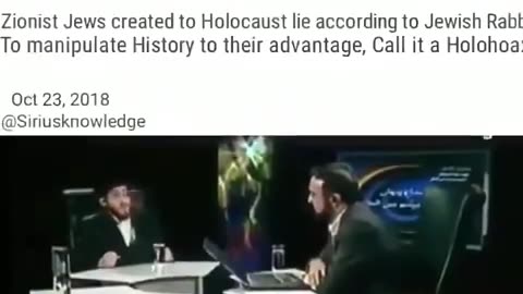 rabbi arye friedman the Holocaust is a myth