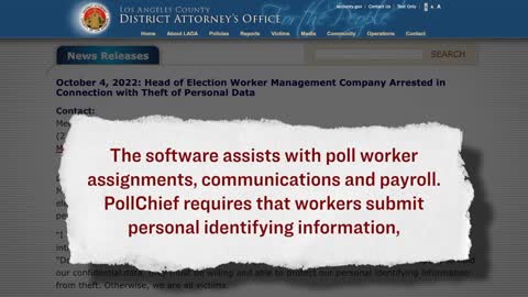 Election Software CEO Arrested, Given $500K Bond Over ‘Massive Data Breach’ Case: Los Angeles DA