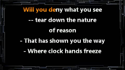 Avantasia • Where Clock Hands Freeze (CC) [Karaoke Instrumental Lyrics]