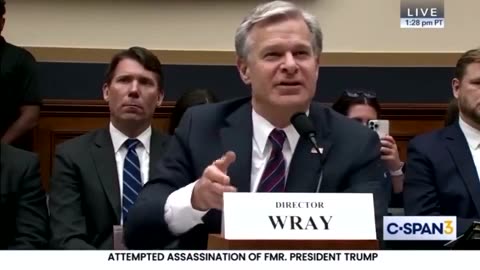 Christopher Wray Questions Whether Bullet Hit Trump