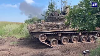 Russian paratroopers on BMD-4M destroyed militants near Artyomovsk