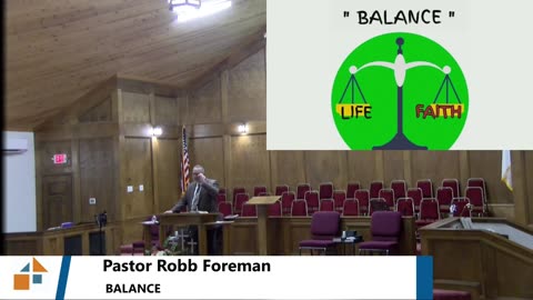 Pastor Robb Foreman // BALANCE