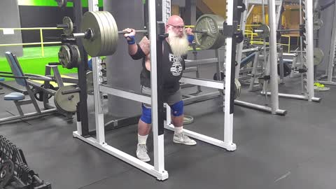 Santa Is Squatting To Reach His Best Christmas Shape