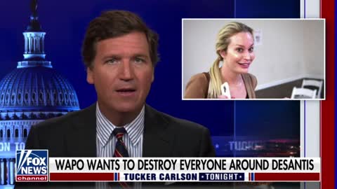 Tucker Carlson slams The Washington Post for targeting Gov. Ron DeSantis' press secretary Christina Pushaw