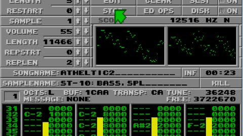 Amiga and Atari ST Protracker Music Mods - Atheltic