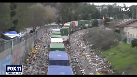 Fox 11: Train Cargo Thefts Have ‘Exploded’ in Democrat-Run California as Prosecutions Decrease