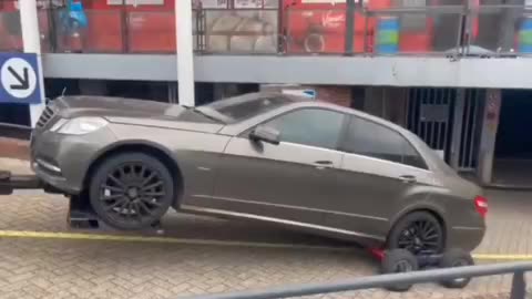 when towing an expensive car goes wrong