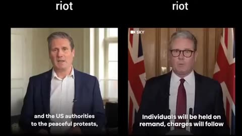 UK Prime Minister Keir Starmer on minorities rioting compared to the indigenous rioting..