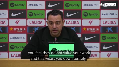 xavi hernandes explains his reasons for leaving barcelona