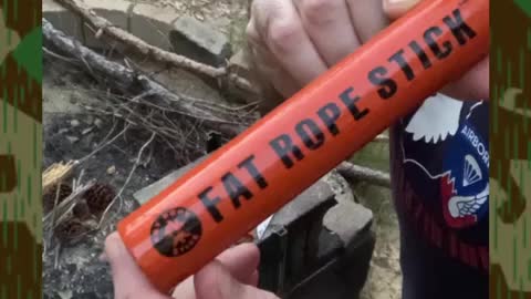 How to use a Fat Rope Stick Firestarter