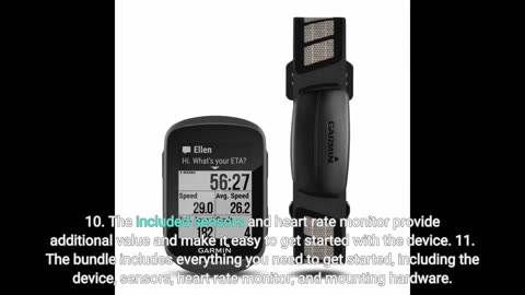 Read Feedback: Garmin Edge 130 Plus Bundle, GPS Cycling/Bike Computer with Sensors and HR Moni...