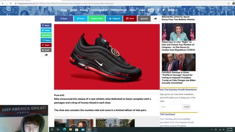 Nike Releases New "Satan Shoes" With real human Blood?!!!