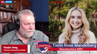 Newsbusters MRC T-Rose with Pastor Greg