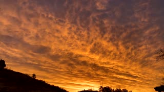 Colorado sunrise time lapse video