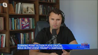 Founder & CEO of Turning Point USA Charlie Kirk w/Guest Host R.C. Maxwell on Real America, 6/18/24