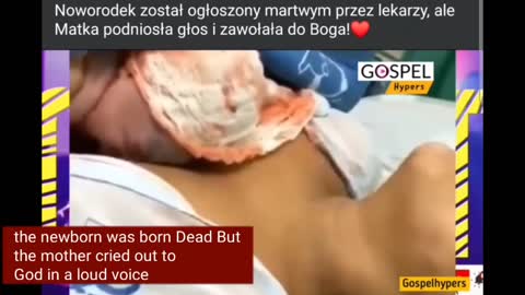 Urodziła martwe dziecko ale wielkim głosem zawołała do Boga