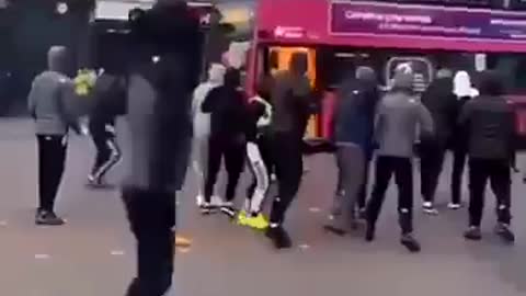 Northern Ireland riots: Bus hijacked and set on fire in Belfast