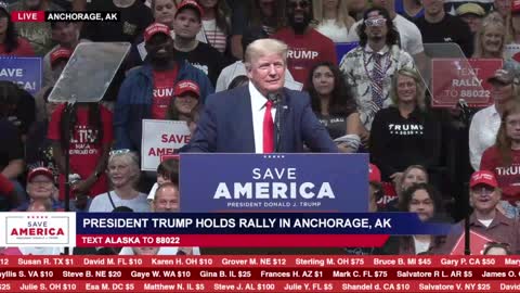 President Donald Trump Rally in Anchorage, Alaska— July 9, 2022