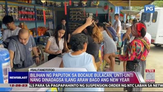 Bilihan ng paputok sa Bocaue Bulacan, unti-unti nang dinadagsa