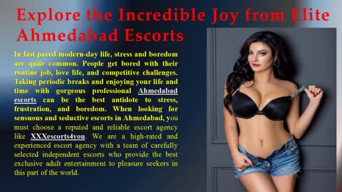 Explore the Incredible Joy from Elite Ahmedabad Escorts