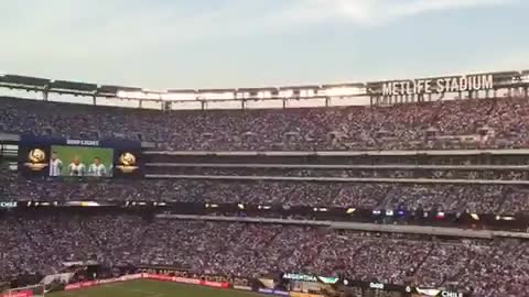 Another day another "F-ck Joe Biden" chant, this time at MetLife Stadium