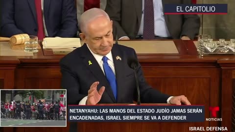 Discurso en español de Netanyahu en el capitolio