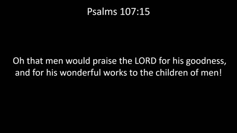 KJV Bible Psalms Chapter 107