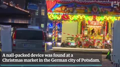 German Christmas market evacuated after nail-packed device found